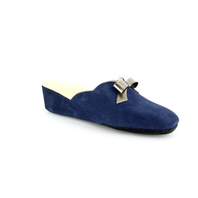 Delaere Pantoffels blauw