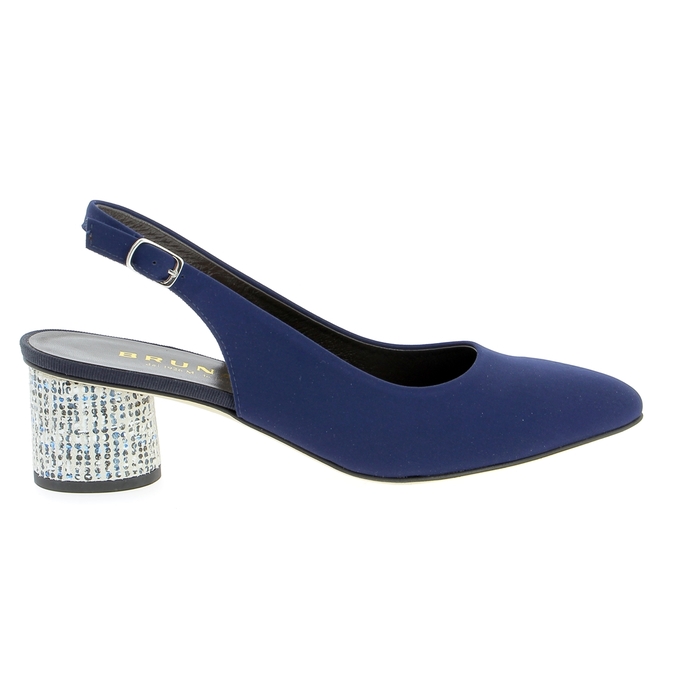 Brunate pumps blauw blauw