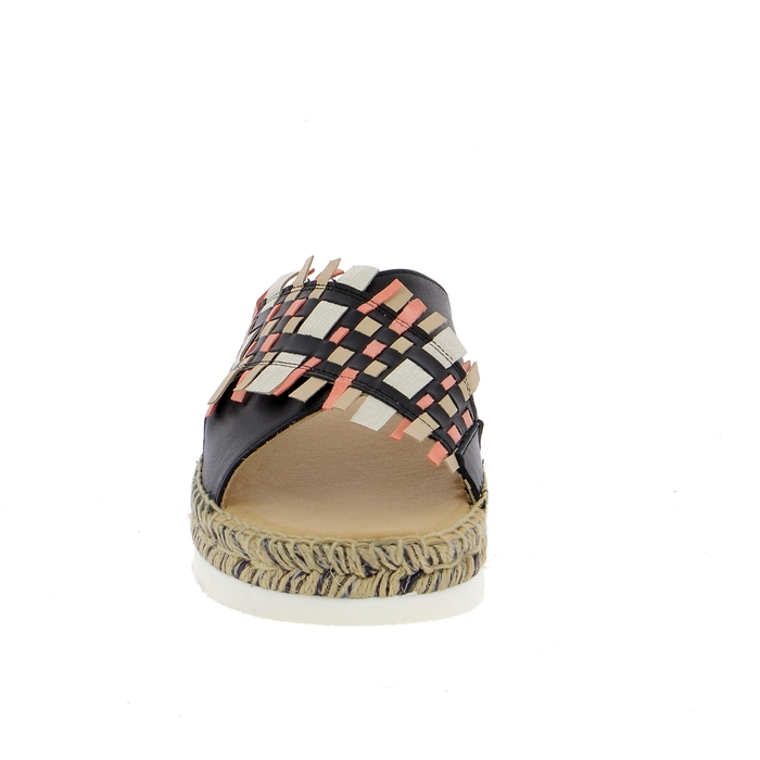Kanna muiltjes - slippers zwart zwart