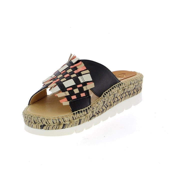Kanna muiltjes - slippers zwart zwart