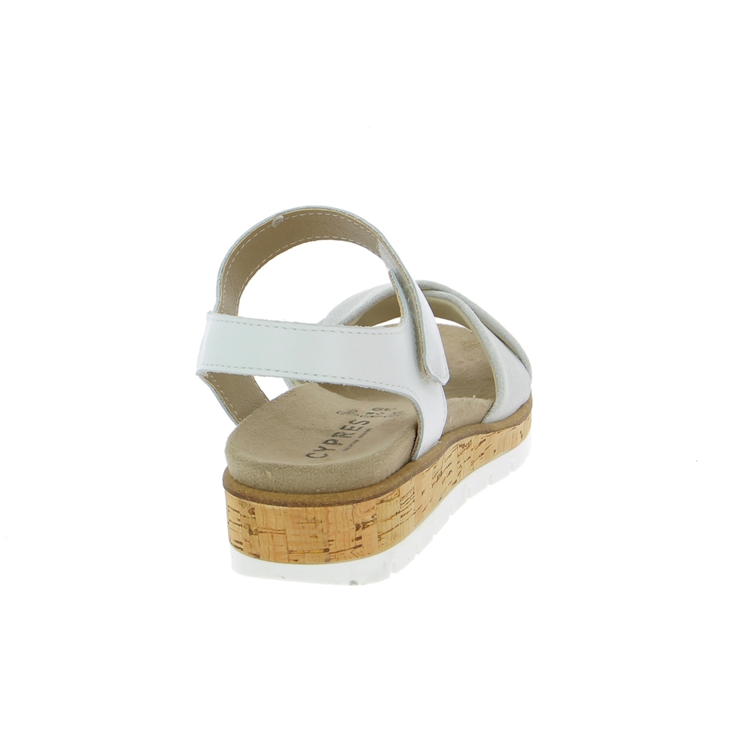 Zoom Cypres sandales blanc
