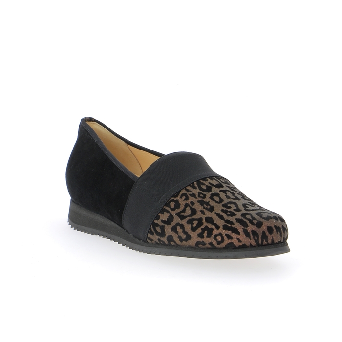 Hassia ballerinas zwart zwart