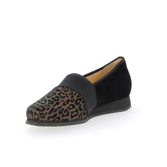 Hassia ballerinas zwart zwart