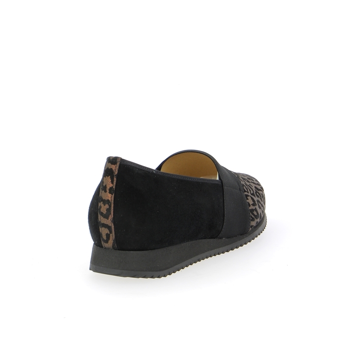 Hassia ballerinas zwart zwart