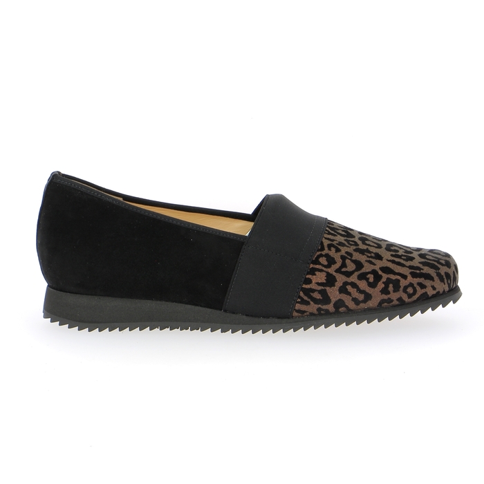 Hassia ballerinas zwart zwart