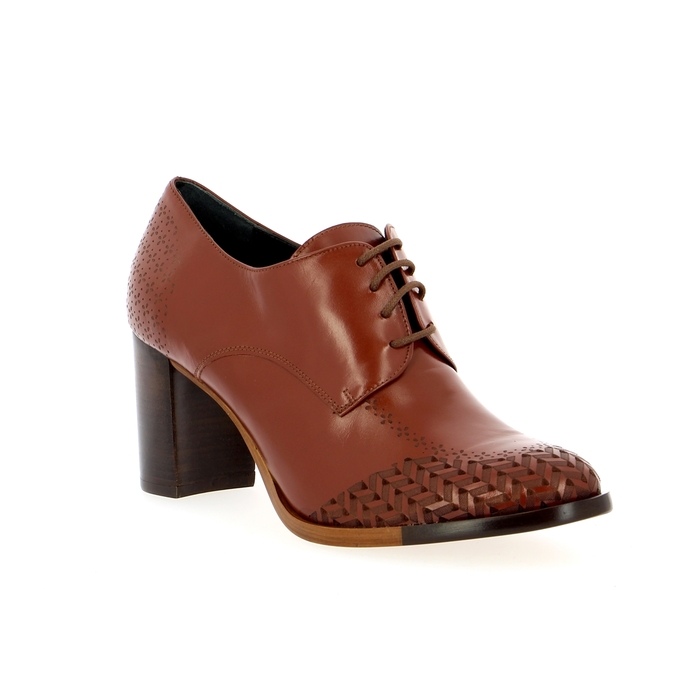 Zinda veterschoenen cognac cognac