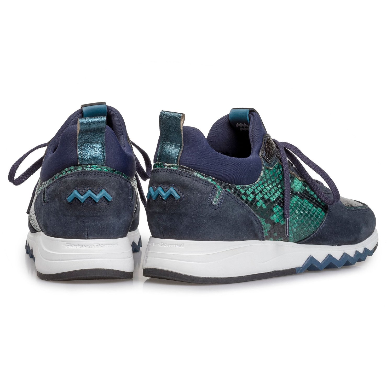 Zoom Floris Van Bommel basket bleu