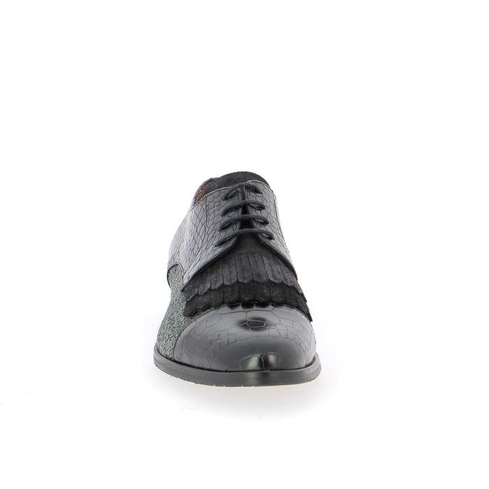 Pertini veterschoenen zwart zwart