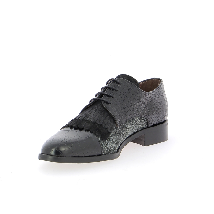 Pertini veterschoenen zwart zwart