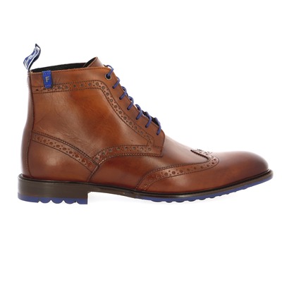 Floris Van Bommel Bottines cognac