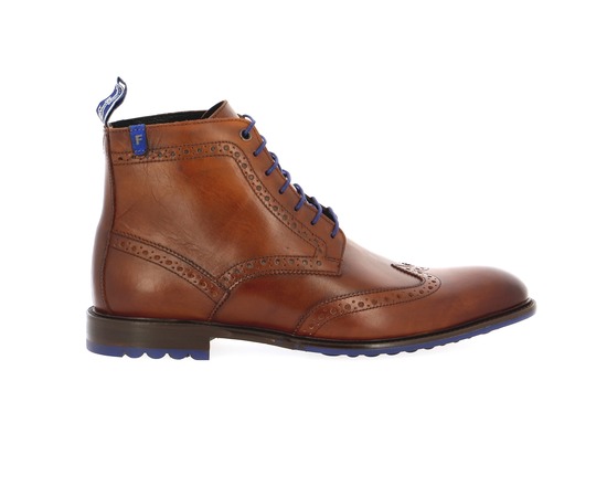 Floris Van Bommel Bottines cognac