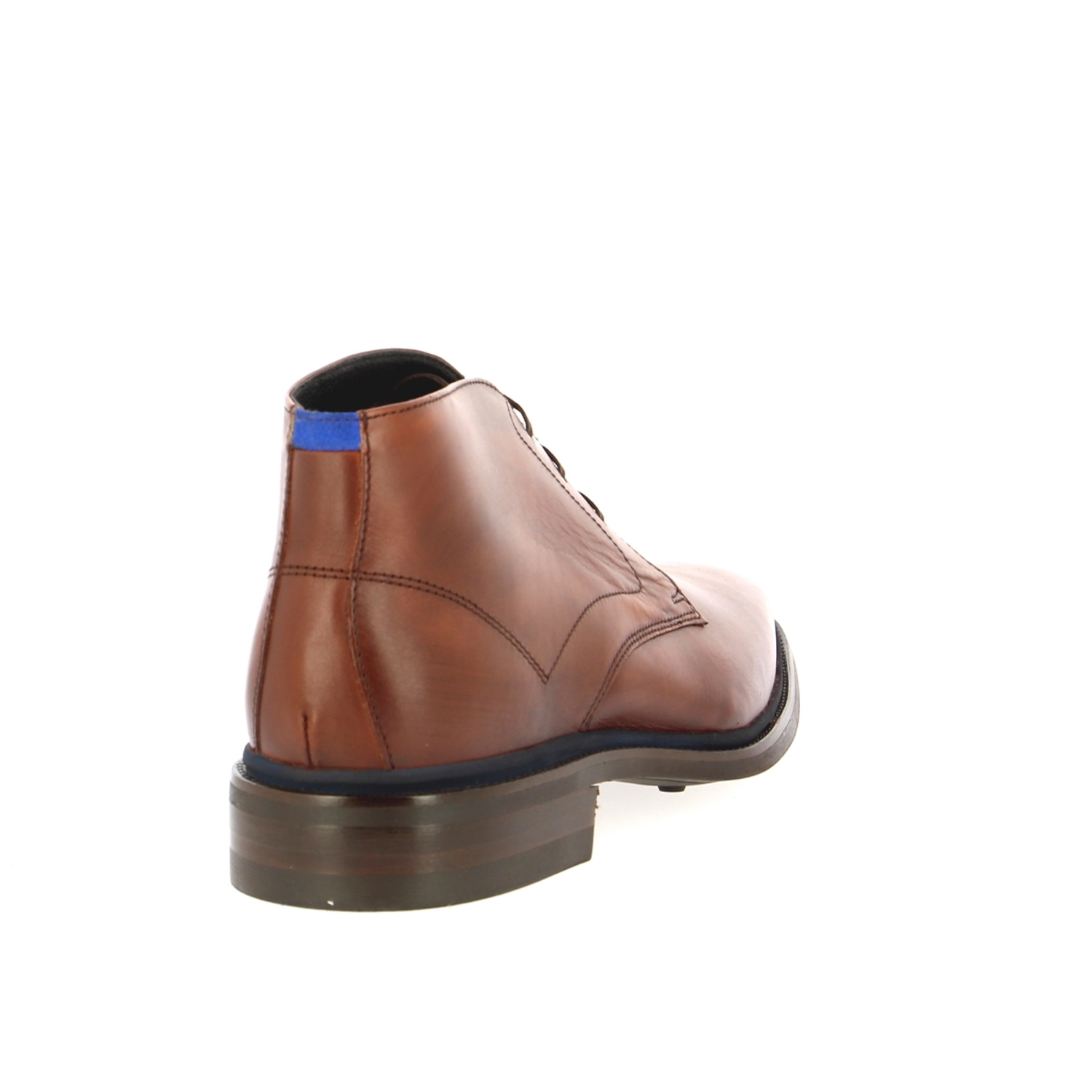 Zoom Floris Van Bommel bottinen cognac