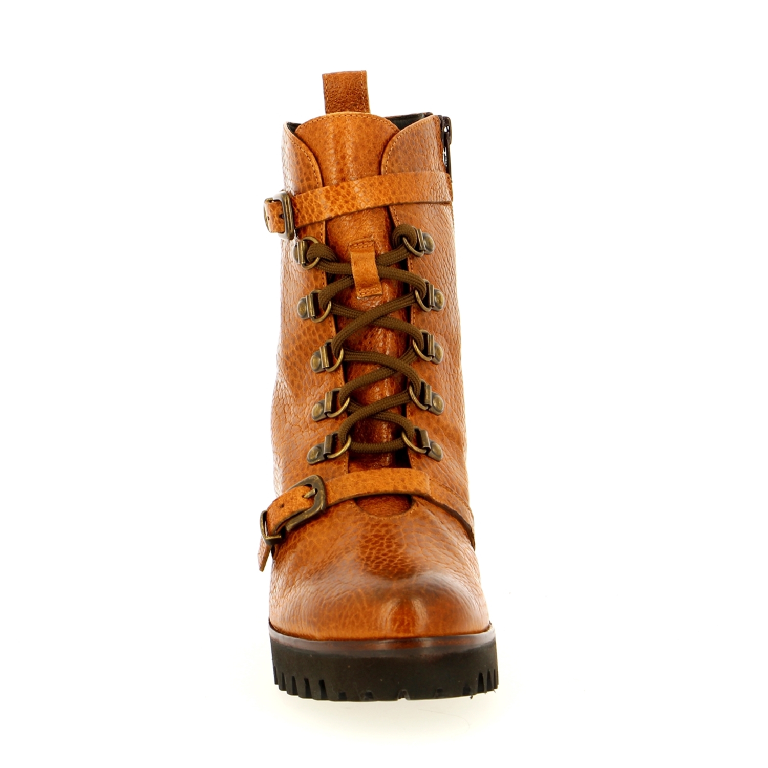 Zoom Zinda bottines cognac