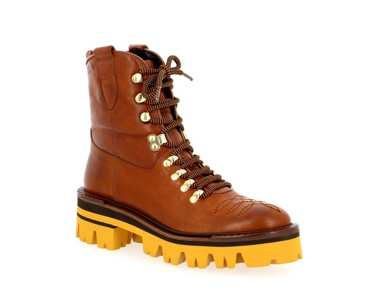 Zinda Bottines cognac