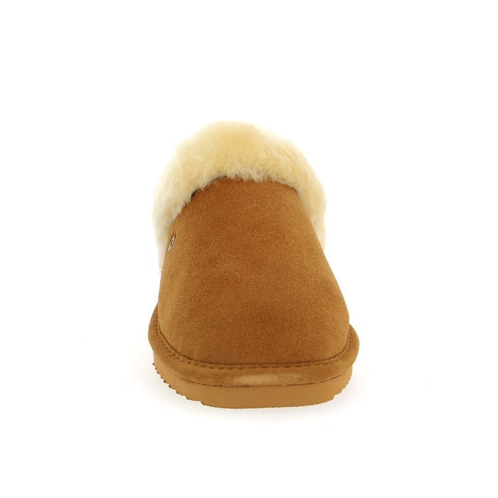 Warmbat pantoufles cognac cognac