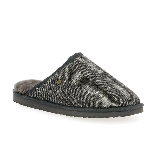 Warmbat pantoffels grijs grijs