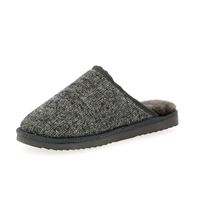 Warmbat pantoffels grijs grijs
