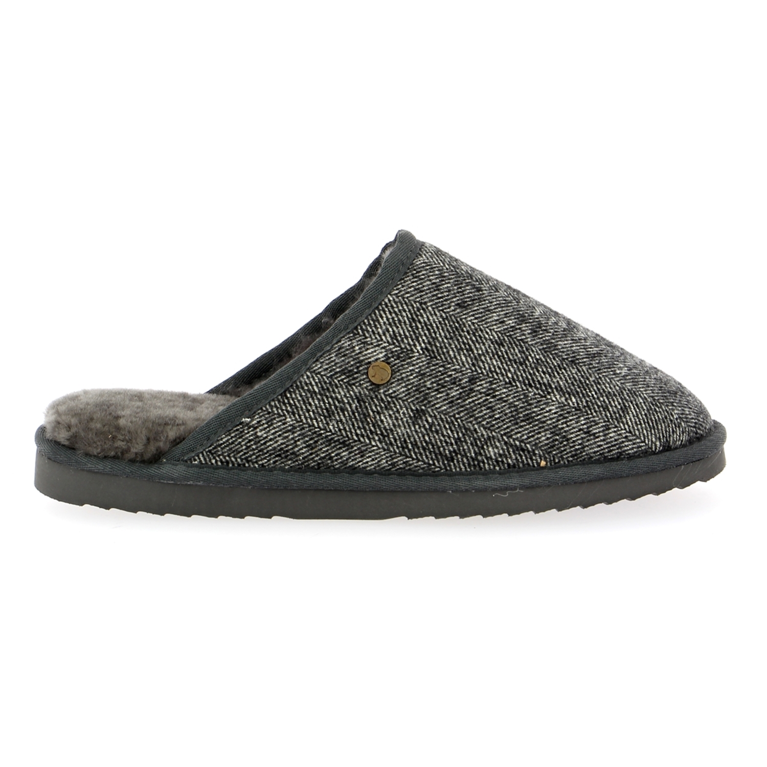 Zoom Warmbat pantoffels grijs