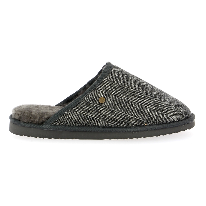 Warmbat pantoffels grijs grijs