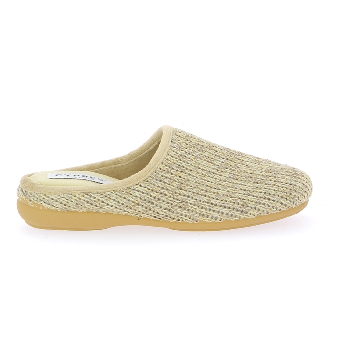 Cypres pantoufles beige beige