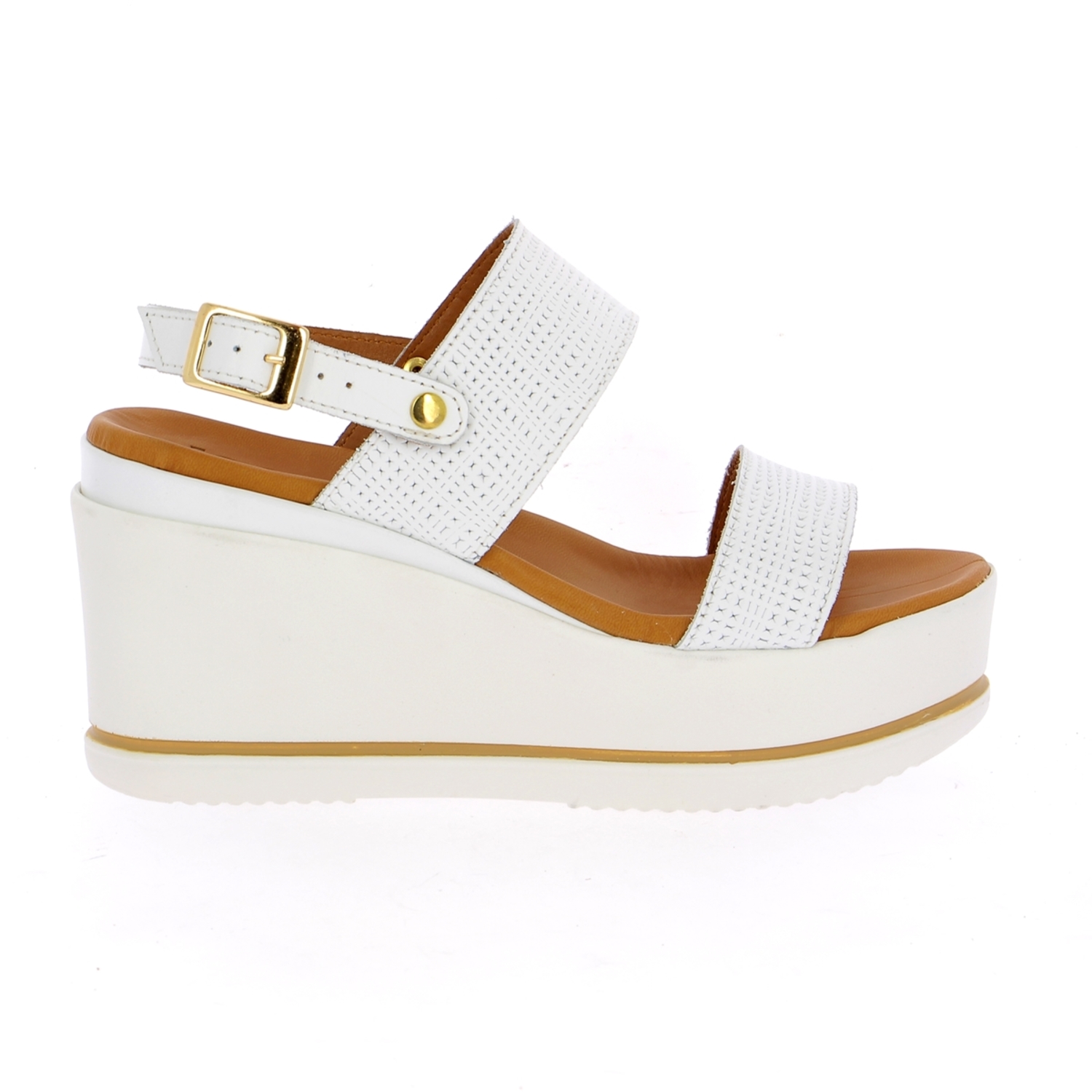 Zoom Delaere sandales blanc