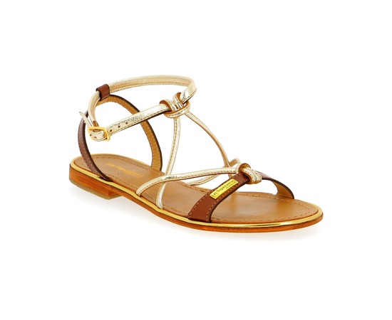 Tropezienne Sandalen cognac