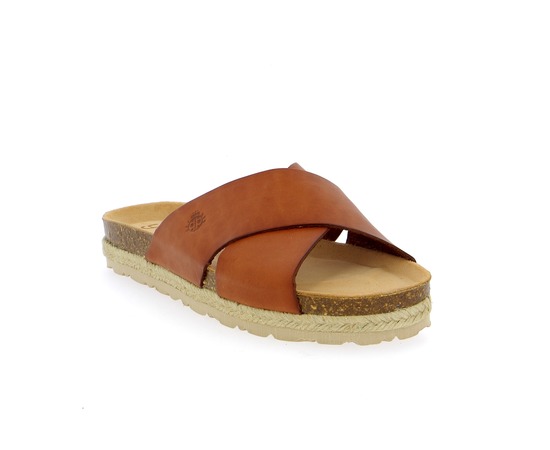 Muiltjes - slippers Yokono Cognac