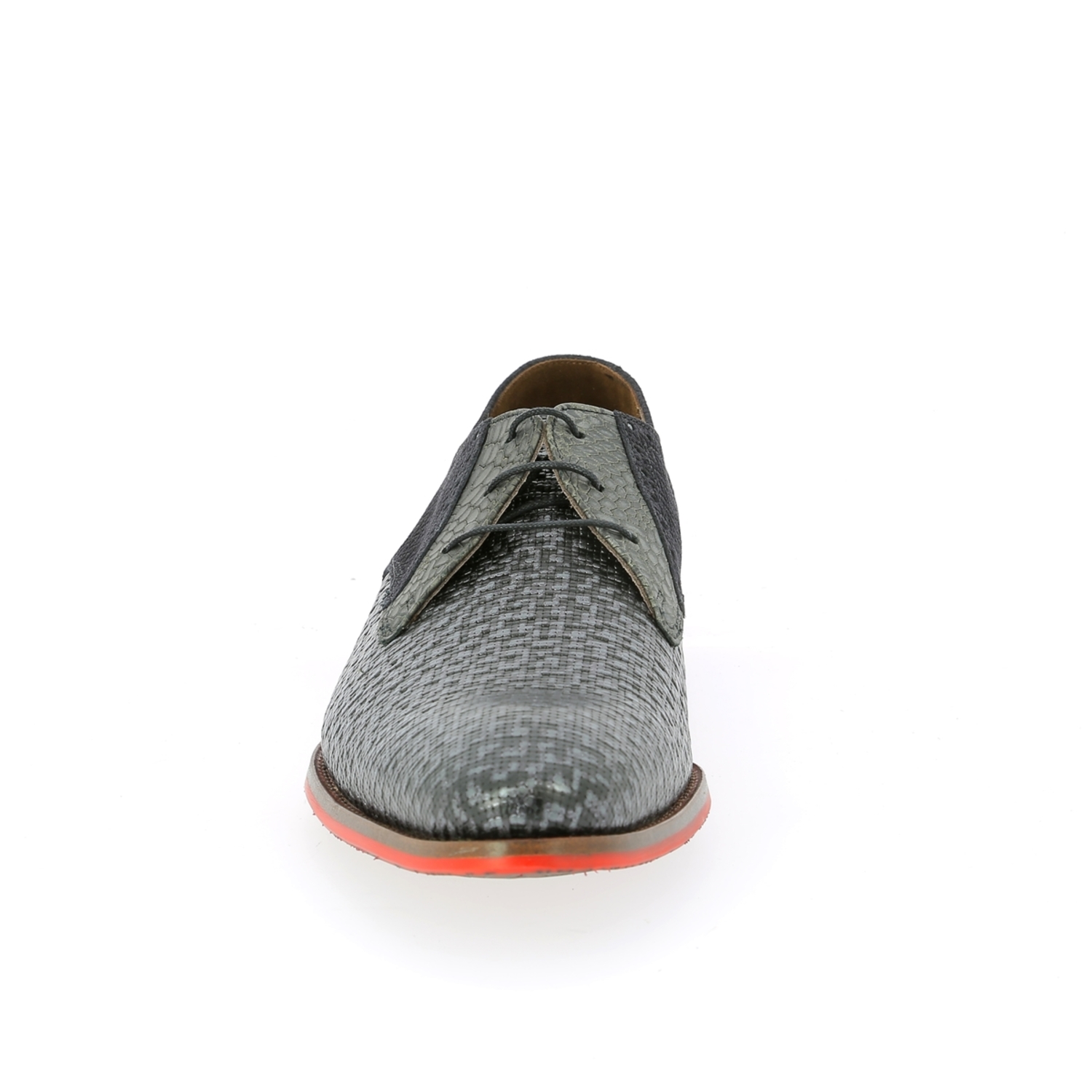 Zoom Floris Van Bommel veterschoenen grijs