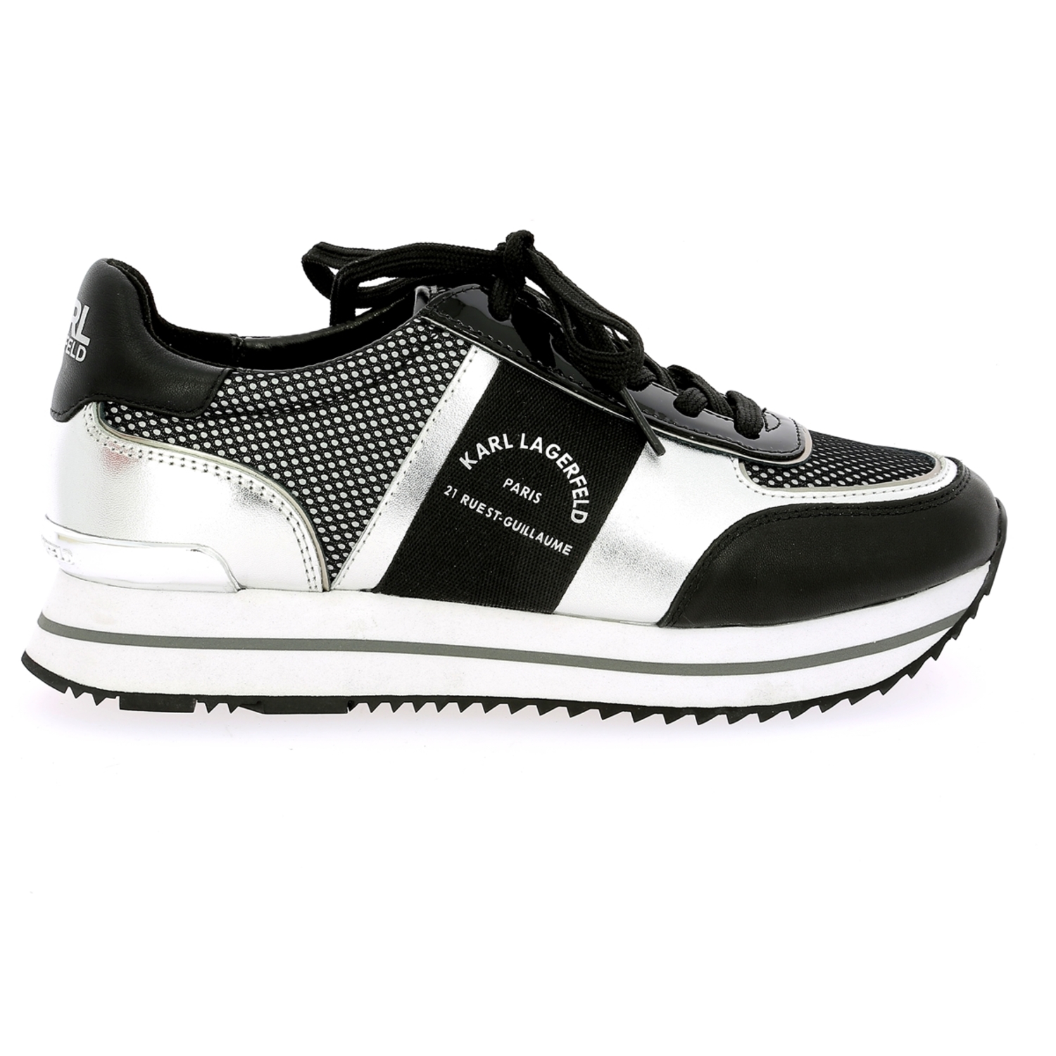 Zoom Karl Lagerfeld sneakers zwart