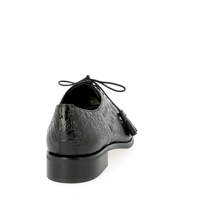 Pertini veterschoenen zwart zwart
