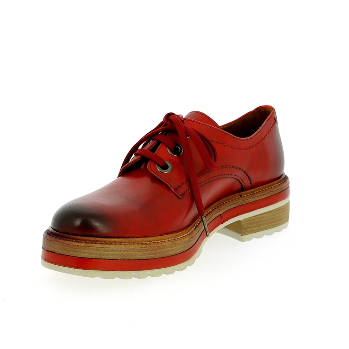Pons Quintana veterschoenen rood rood
