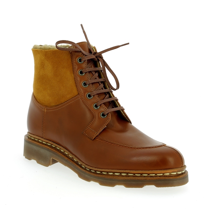 Paraboot bottines cognac cognac
