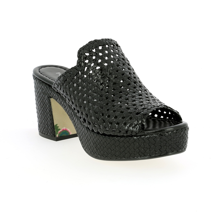 Pons Quintana muiltjes - slippers zwart zwart