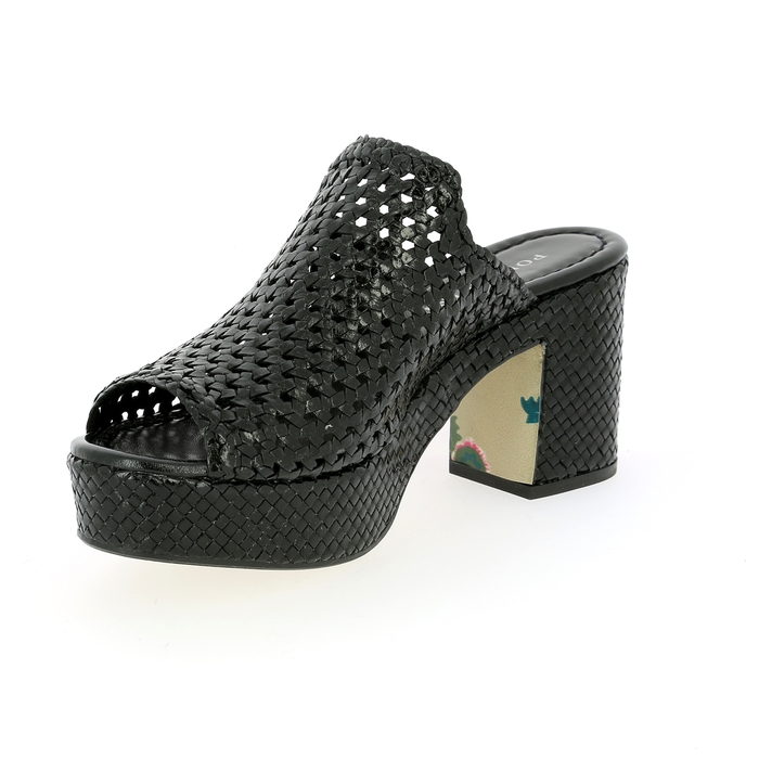 Pons Quintana muiltjes - slippers zwart zwart