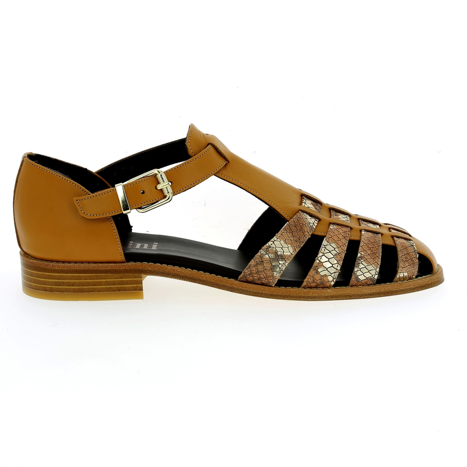 Zoom Pertini veterschoenen cognac