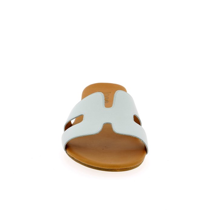 Delaere muiltjes - slippers wit wit