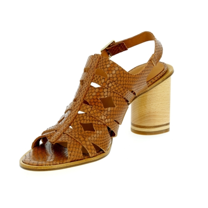 Zinda sandales cognac cognac