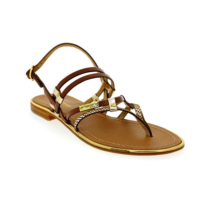 Tropezienne Sandalen cognac