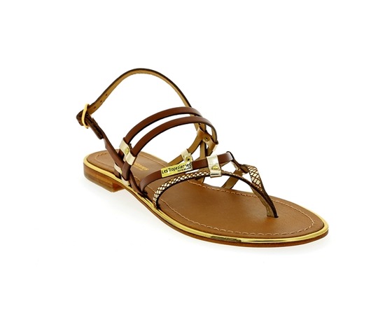 Tropezienne Sandalen cognac