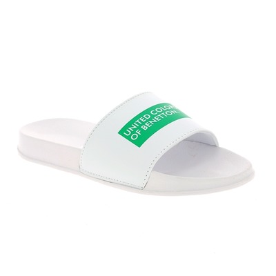Muiltjes - slippers Benetton Wit