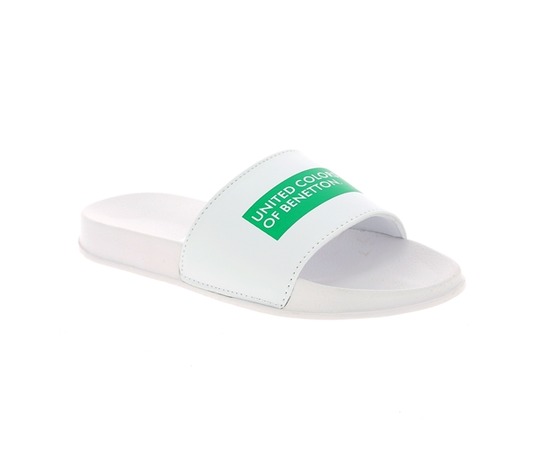 Benetton Muiltjes - slippers wit