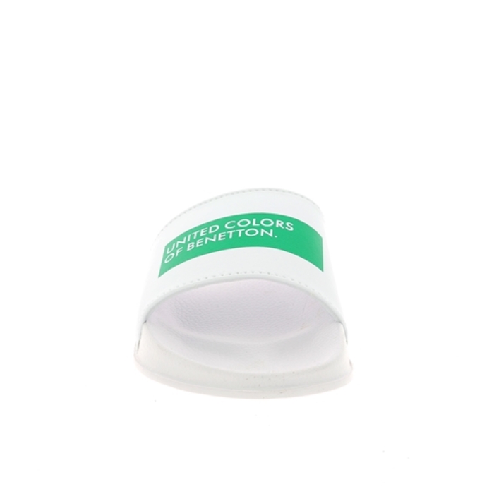 Benetton muiltjes - slippers wit wit