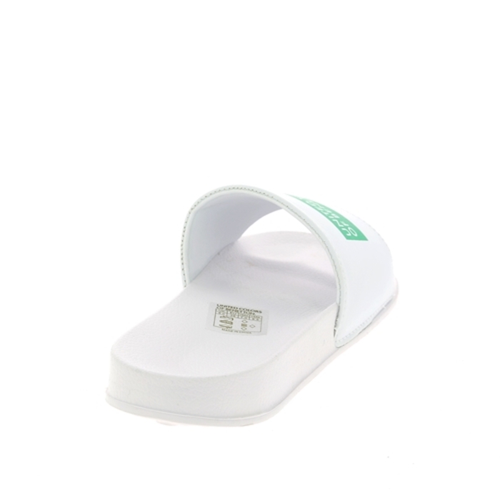 Benetton muiltjes - slippers wit wit