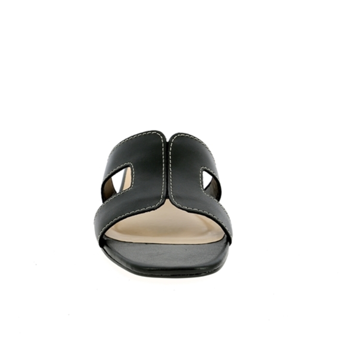 Delaere muiltjes - slippers zwart zwart