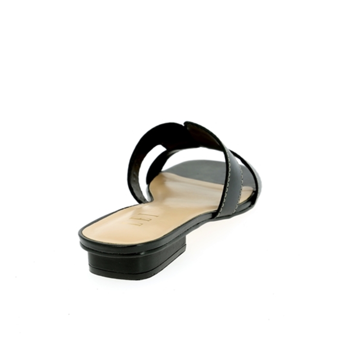Delaere muiltjes - slippers zwart zwart