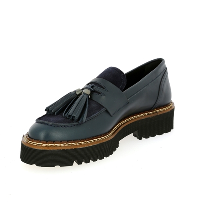 Pertini moccassins bleu bleu