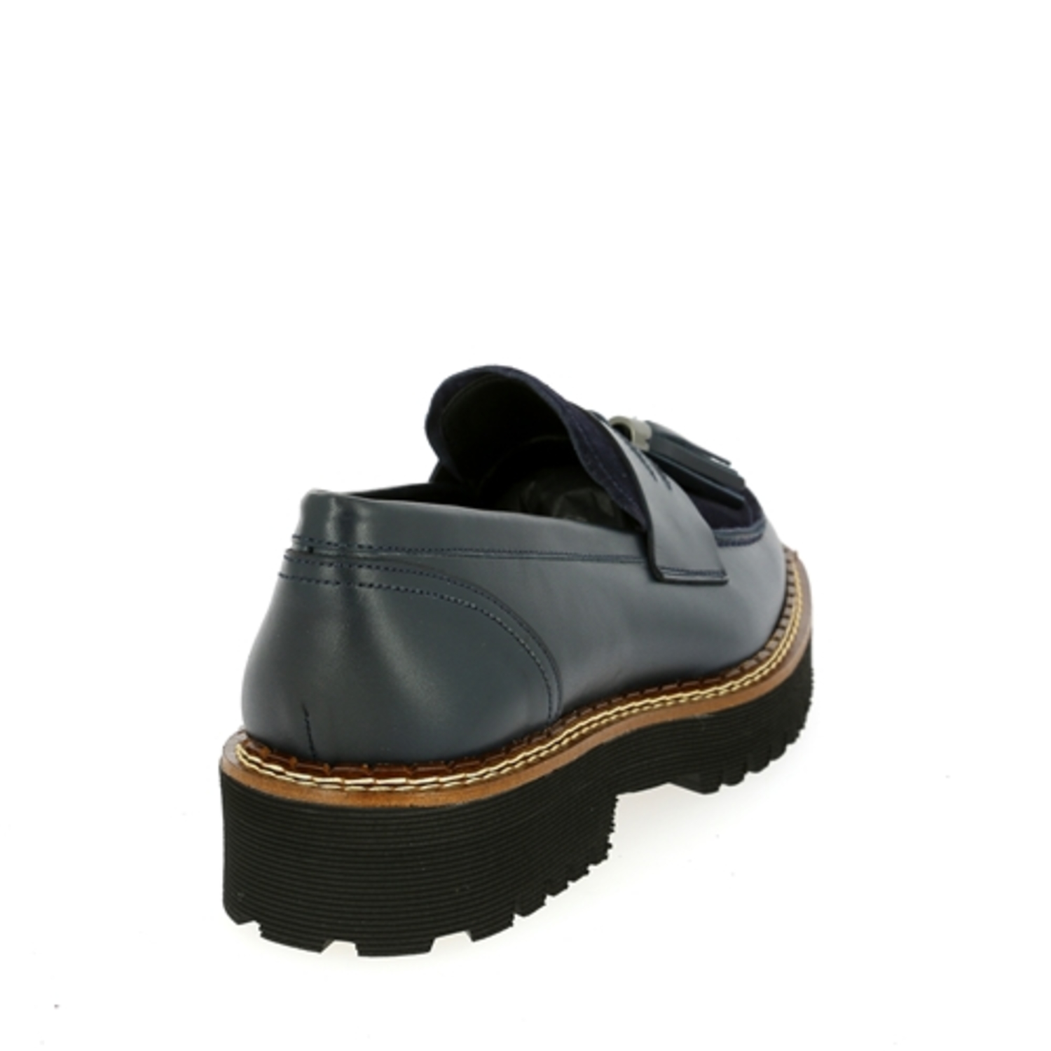 Zoom Pertini moccassins bleu