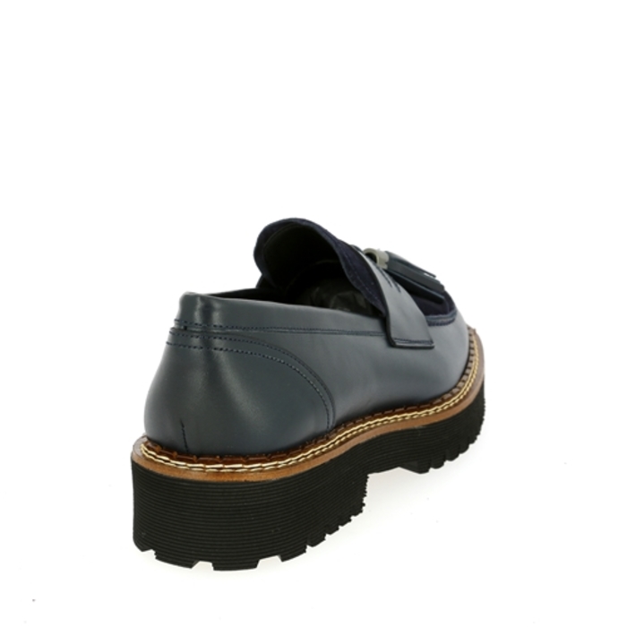Pertini moccassins bleu bleu
