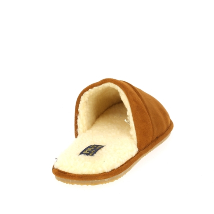 Ralph Lauren pantoffels cognac cognac