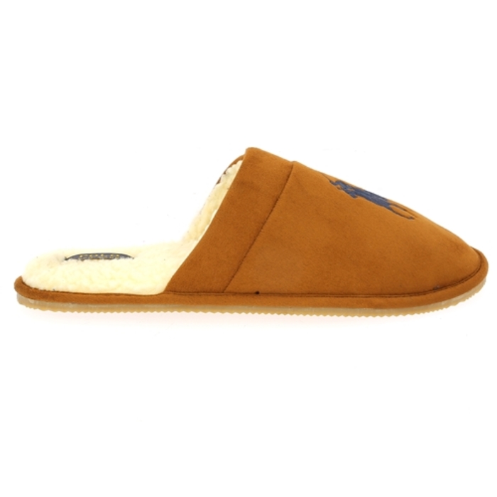 Ralph Lauren pantoffels cognac cognac